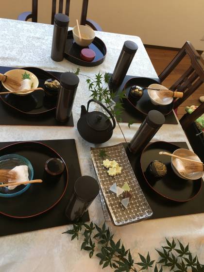 テーブル茶道
