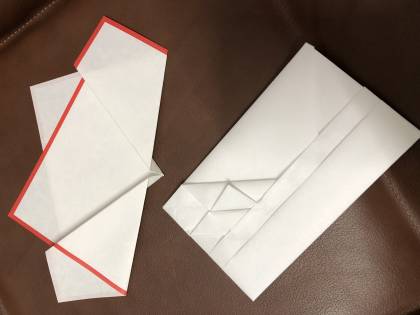 懐紙で折った作品
